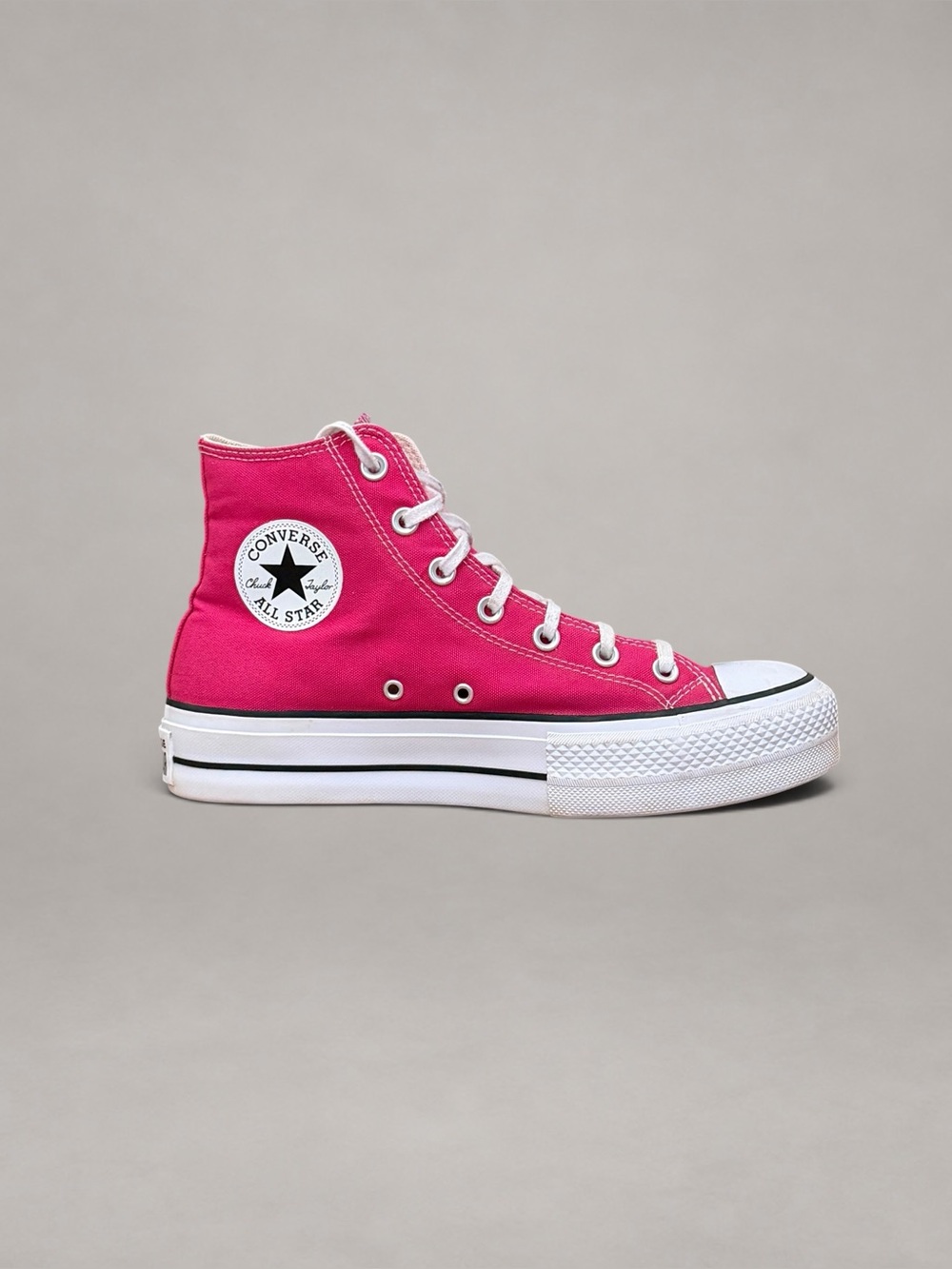 Converse Chuck Taylor All Star Lift Platform Cerise Pink Women’s 9 - Picture 6 of 15